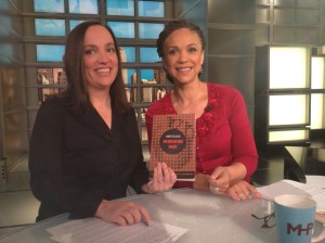 Anne Pollock (left) as guest on MSNBC's Melissa Harris-Perry Show